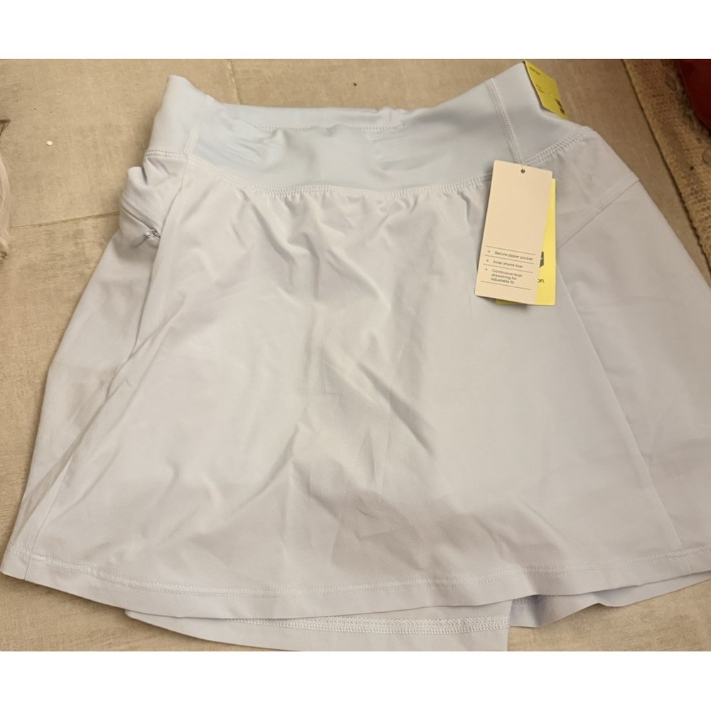 Girls' Active Light Woven Skort - All In Motion Light Blue XL (14) New